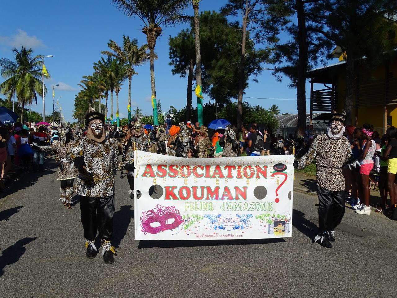 Les Félins et Félines à la grande parade de Kourou le 19 février 2017