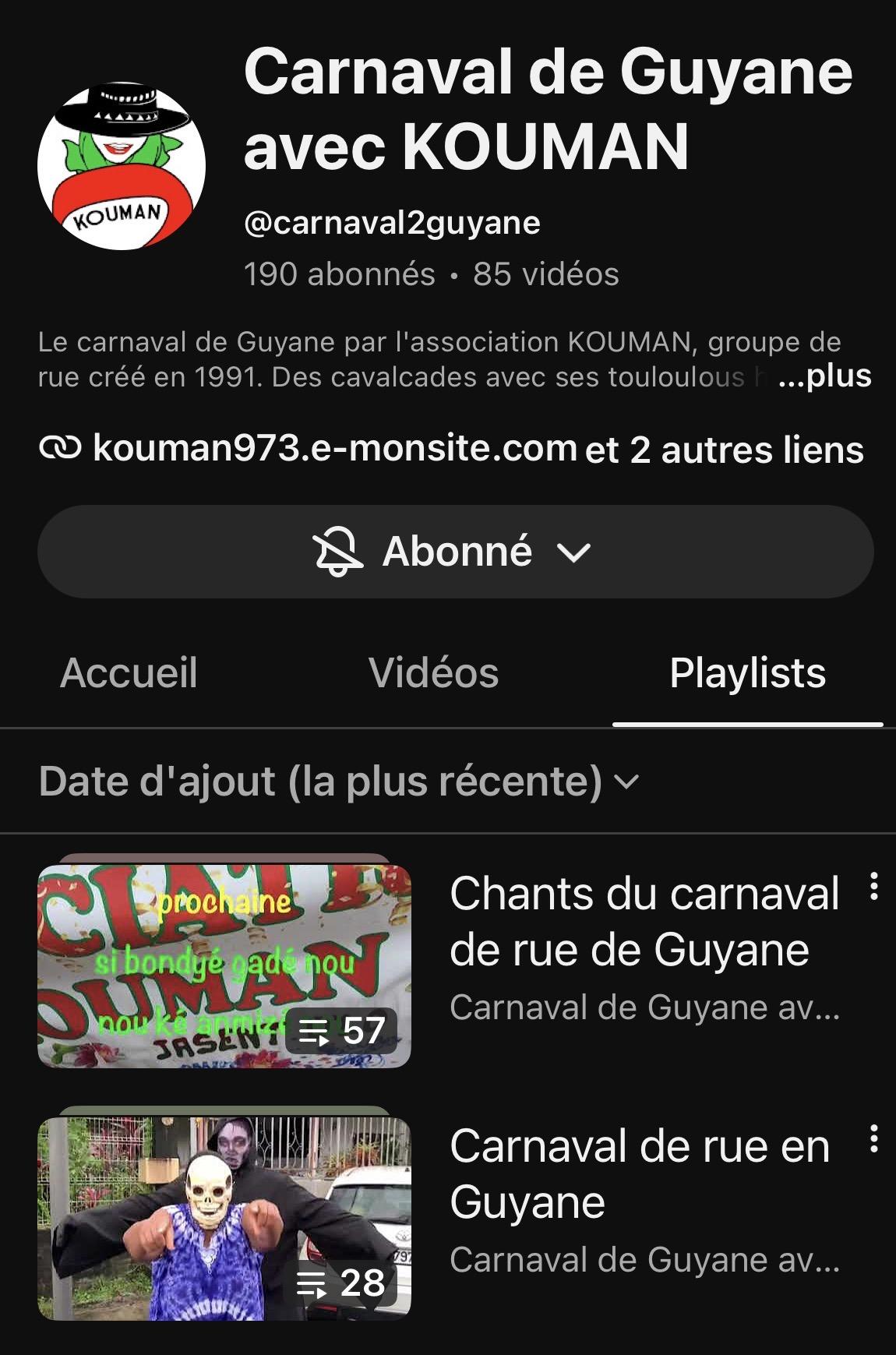 Chaine YouTube