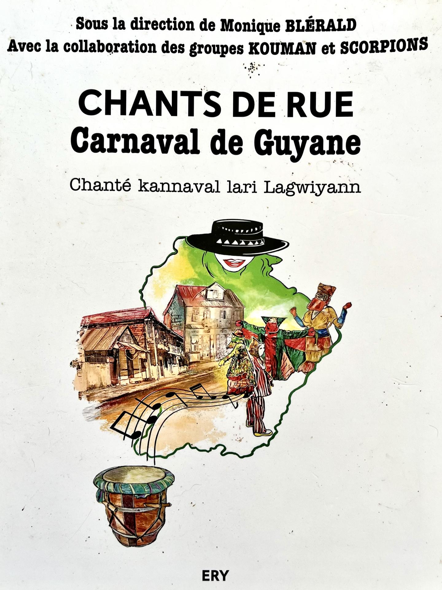 Livret de chants du carnaval couverture